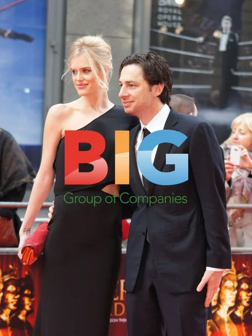 Zach Braff and Taylor Bagley at Olivier Awards 2012