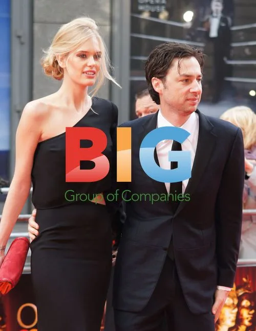Zach Braff and Taylor Bagley at 2012 Olivier Awards