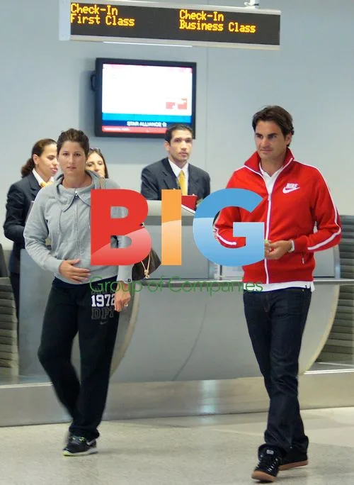 Roger Federer Family Vacation in Miami