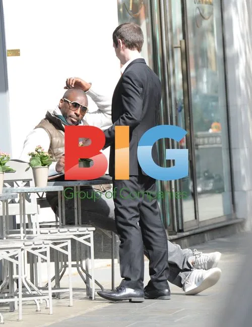 Sol Campbell in deep thought over paperwork