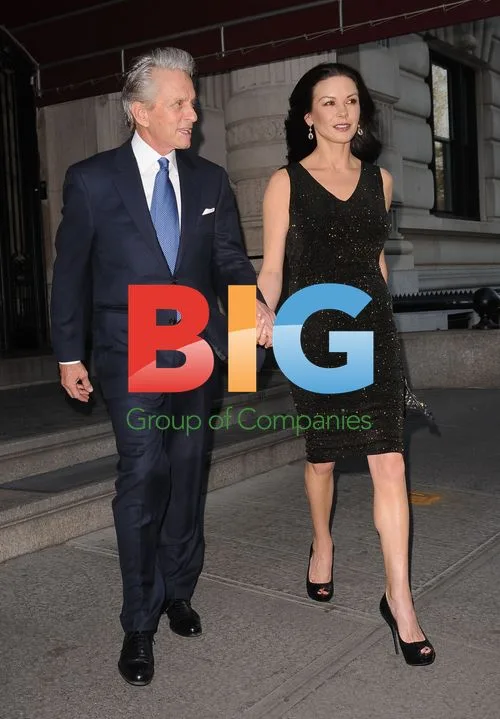Michael Douglas and Catherine Zeta Jones in NYC