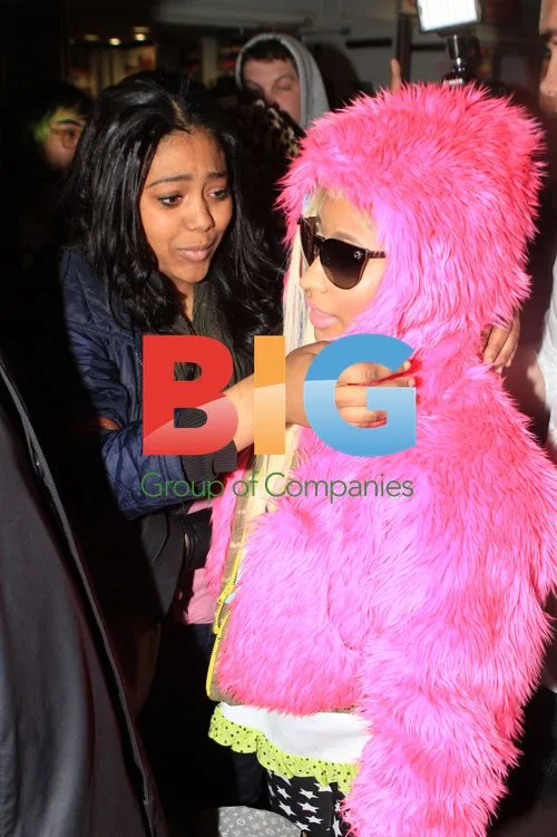 Nicki Minaj Arrives at Heathrow Airport