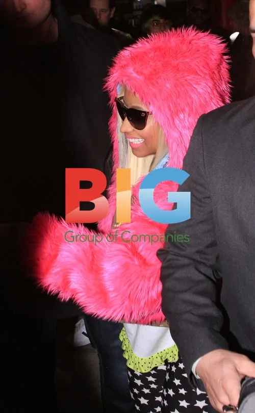 Nicki Minaj Arrives at Heathrow Airport