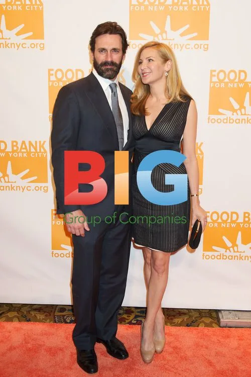 Jon Hamm and Jennifer Westfeldt at New York City Gala