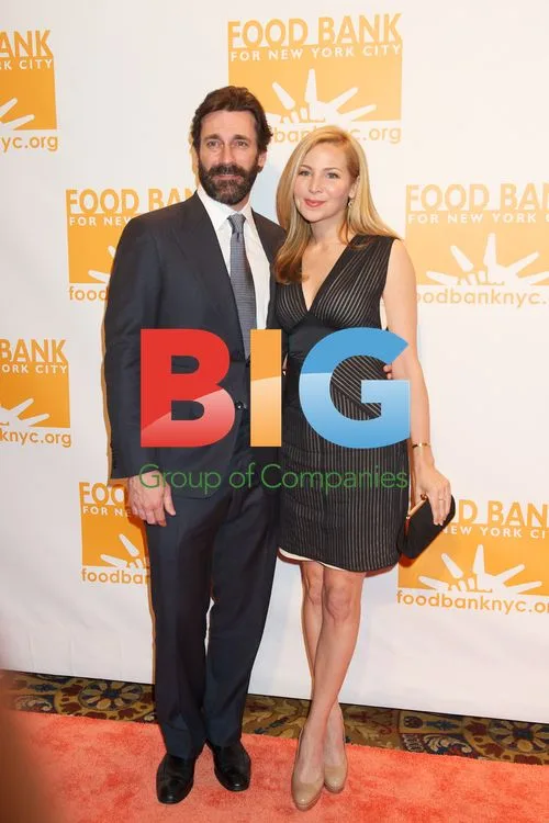 Jon Hamm and Jennifer Westfeldt at Food Bank Can-Do Awards