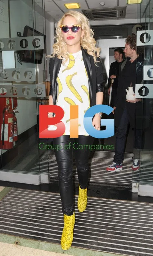 Rita Ora at BBC Radio One Studios