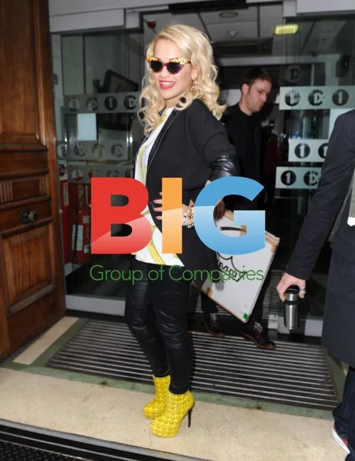 Rita Ora at BBC Radio One in London