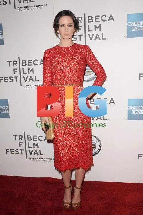 Emily Blunt at Tribeca Film Festival Premiere