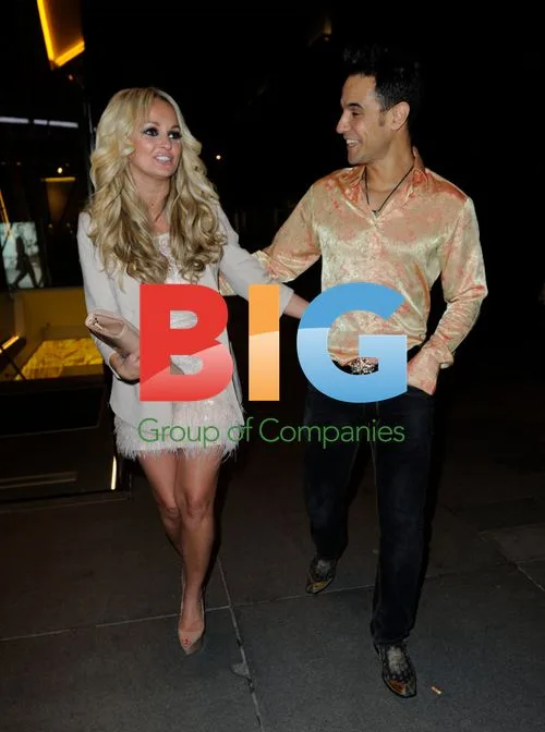 Dancing On Ice Stars Leave Restaurant