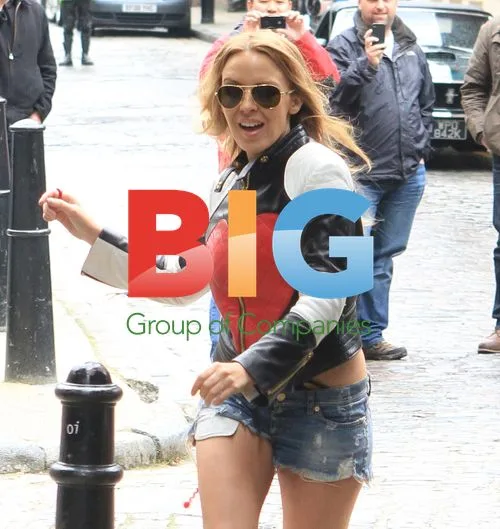 Kylie Minogue Shoots Music Video