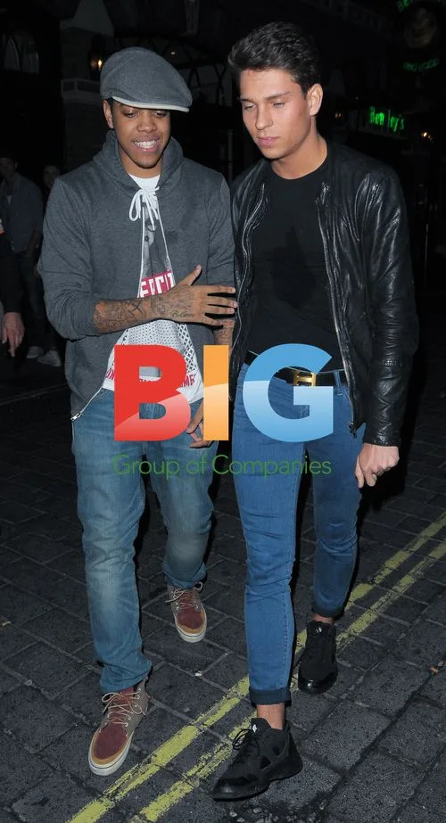 Towie Stars & Rapper Chipmunk Out in London