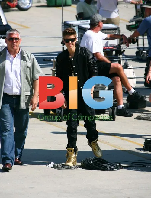 Justin Bieber Filming Music Video