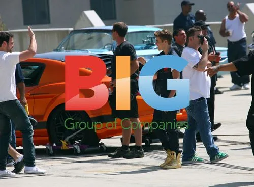 Justin Bieber Filming Music Video