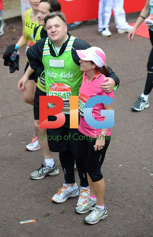 Ed Balls London Marathon 2012