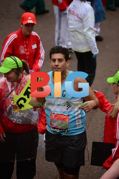 James Argent at London Marathon 2012