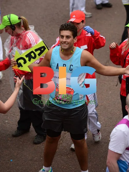Celebrities at London Marathon 2012