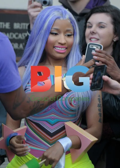 Nicky Minaj at BBC Maida Vale Studios and Kiss FM Studio