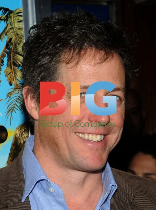 Hugh Grant and Peter Lord at Pirates Screening