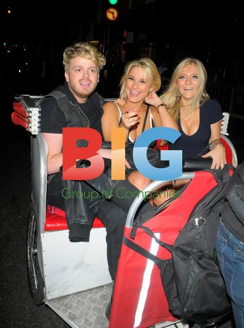 Towie Stars Sam and Billie Faiers Night Out