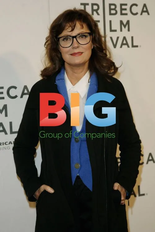 Michael Moore and Susan Sarandon arrive to Tribeca Talk
