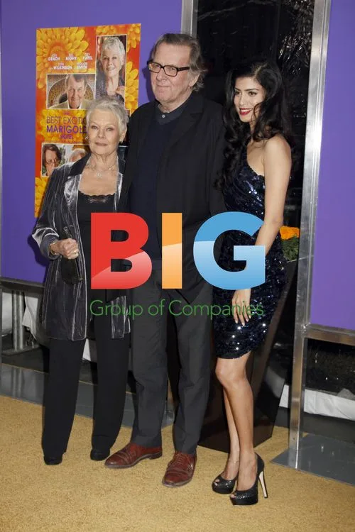 Judi Dench, Tom Wilkinson and Tena Desae at "Best Exotic Marigold Hotel" Premiere