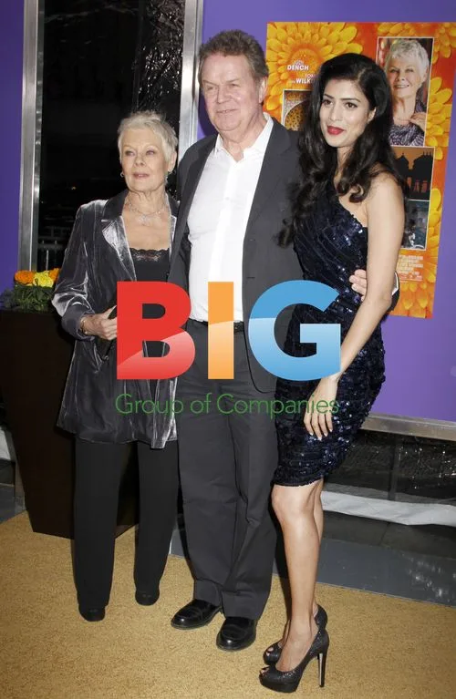 Judi Dench, John Madden, and Tena Desae at "Best Exotic Marigold Hotel" Premiere