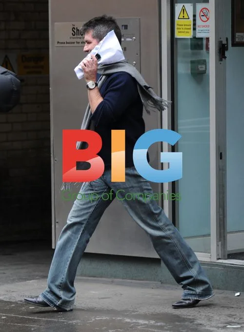Simon Cowell Leaving Office in London