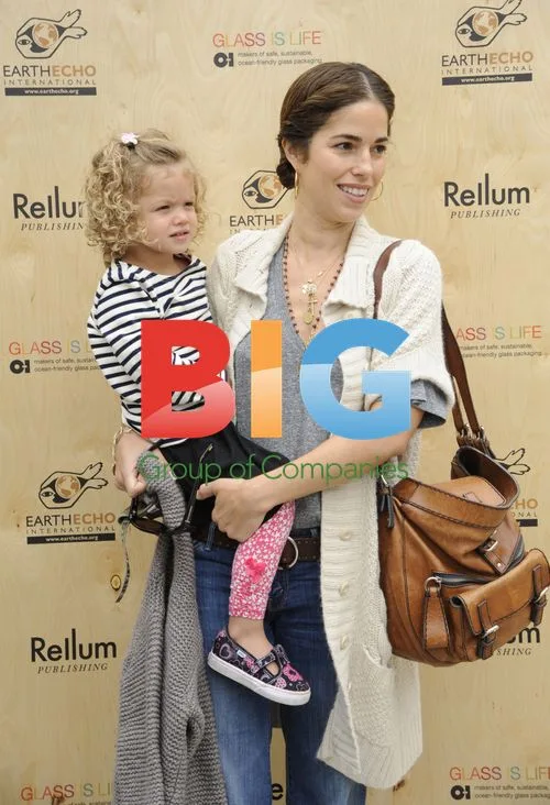 Anna Ortiz and Daughter Paloma at Earth Day Event