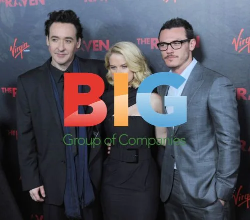 John Cusack, Alice Eve, and Luke Evans at "The Raven" Premiere