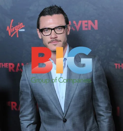 Luke Evans and cast of "The Raven" at LA premiere