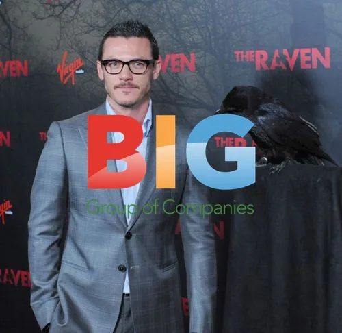 Luke Evans and cast at "The Raven" premiere