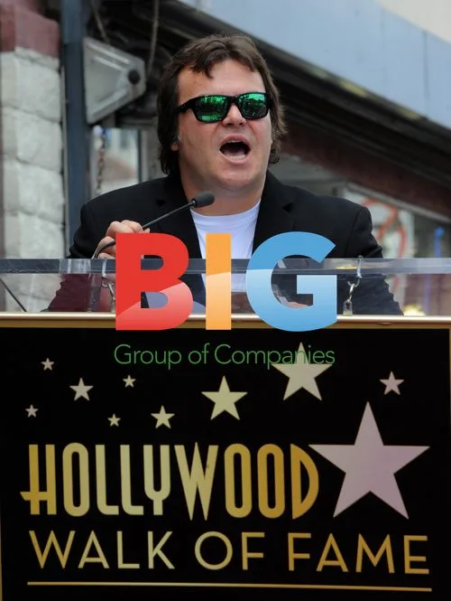 Jack Black at John Cusack\'s Hollywood Walk of Fame Ceremony