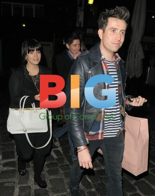 Lilly Allen, Henry Holland and Miquita Oliver at Conor Maynard Concert