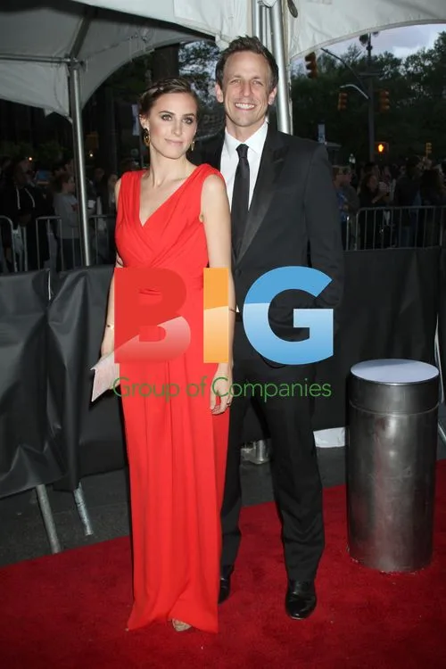 Alexi Ashe and Seth Meyers at TIME 100 Gala