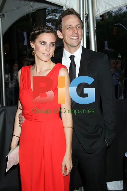 Alexi Ashe and Seth Meyers at TIME 100 Gala