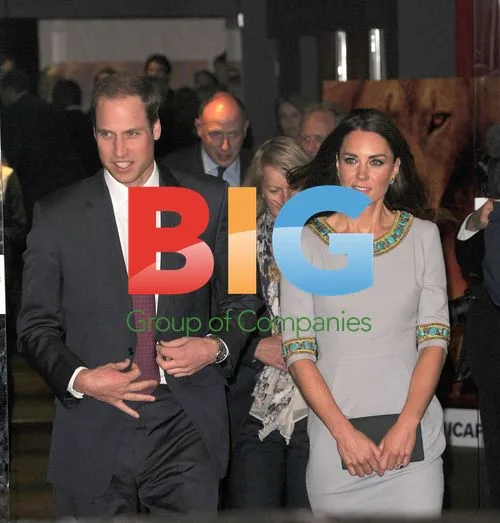 Duke and Duchess of Cambridge at African Cats Premiere