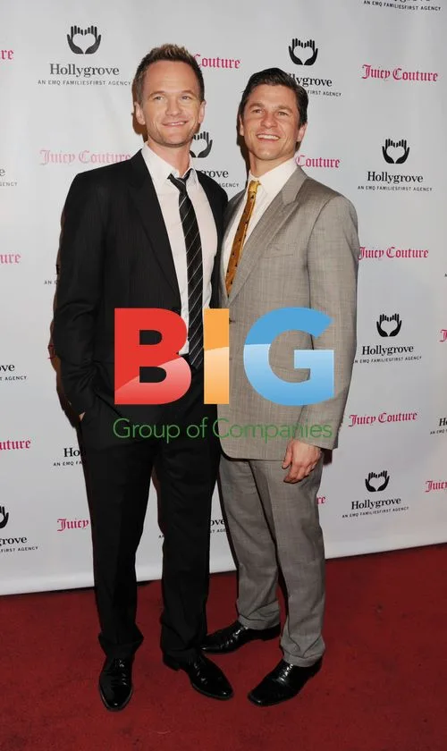 Neil Patrick Harris and David Burtka at Hollygrove event