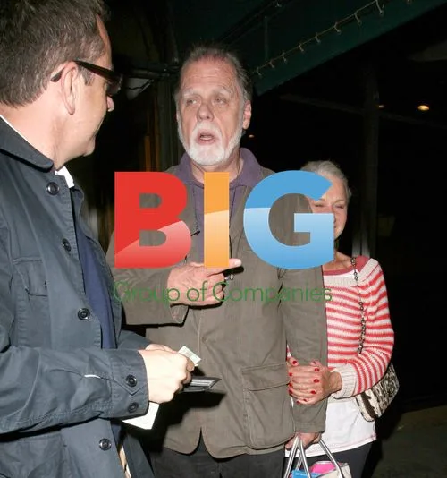 Helen Mirren & Husband Taylor Ford Dining