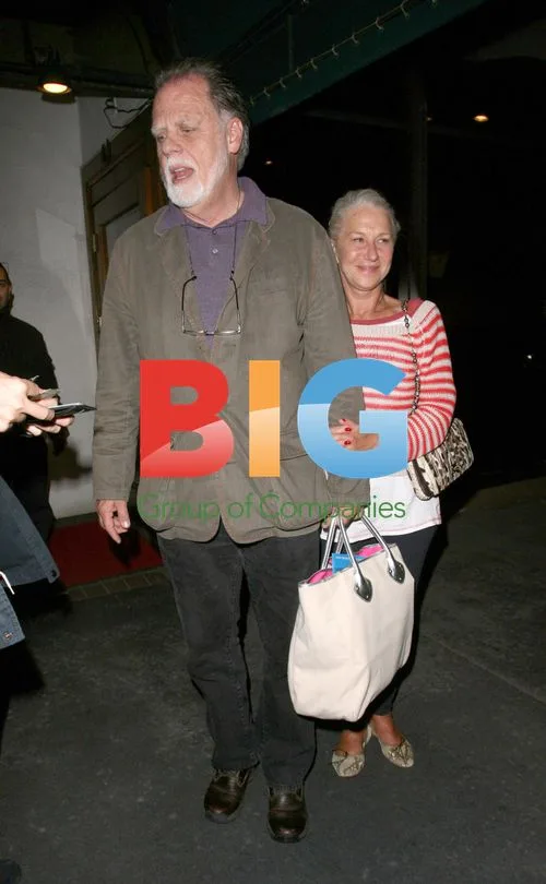 Helen Mirren & husband Taylor Hackford dine in West Hollywood