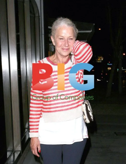Helen Mirren & Taylor Hackford Dining