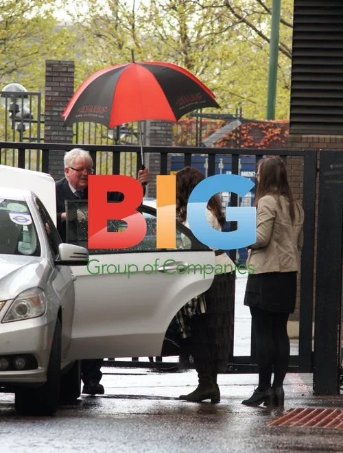 Trisha Goddard arrives at ITV studios