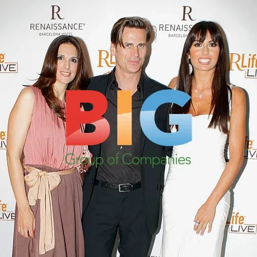 Mark Vanderloo and Elisabetta Gregoraci at Barcelona Hotel Opening