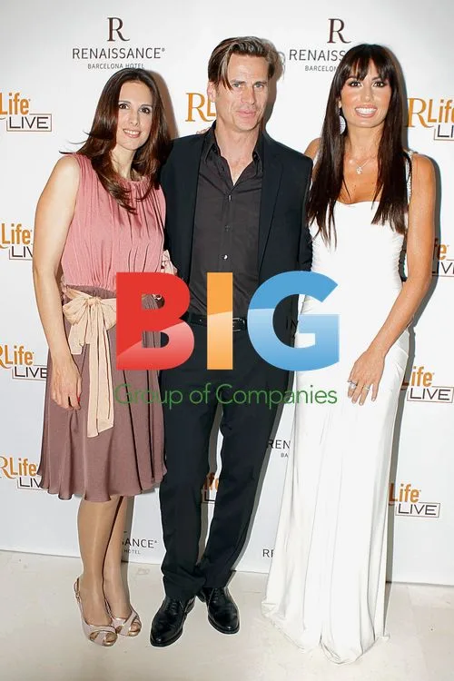 Mark Vanderloo and Elisabetta Gregoraci at Barcelona Hotel Opening
