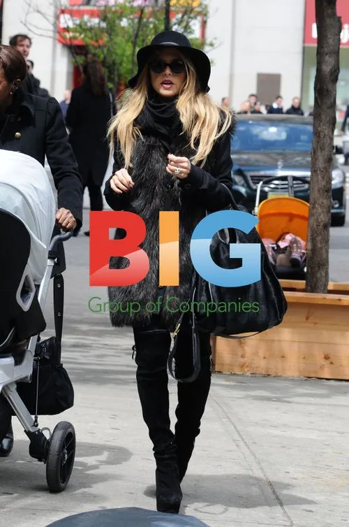 Rachel Zoe with son Skyler in NYC