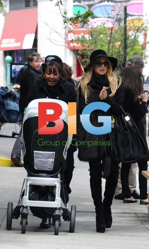 Rachel Zoe and Son Skyler in Soho, NYC