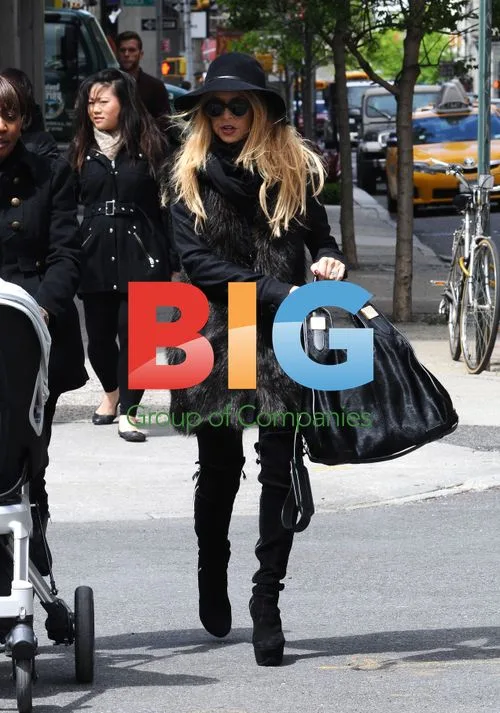 Rachel Zoe with son Skyler in Soho, NYC