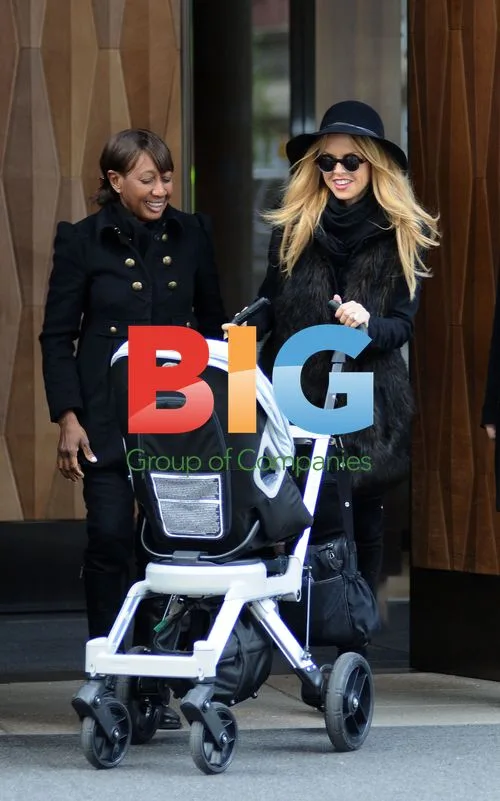 Rachel Zoe and son Skyler in Soho, NYC