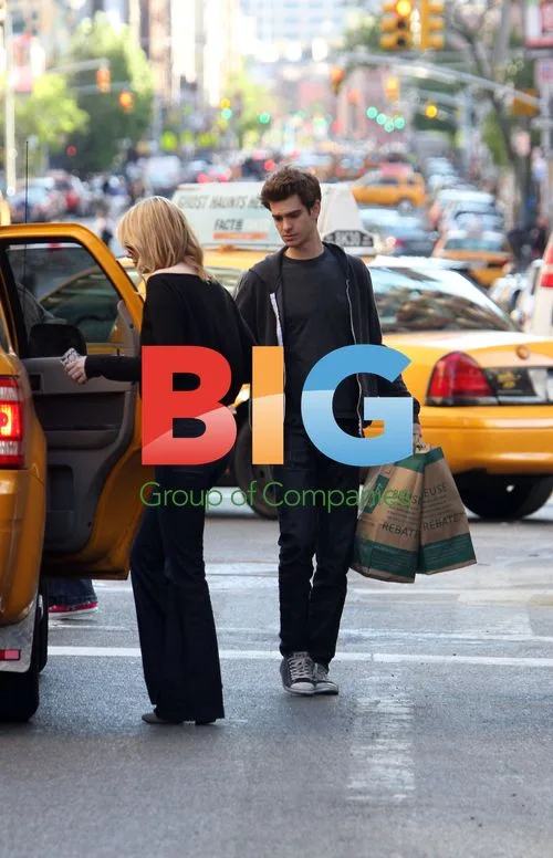 Andrew Garfield and Emma Stone in NYC