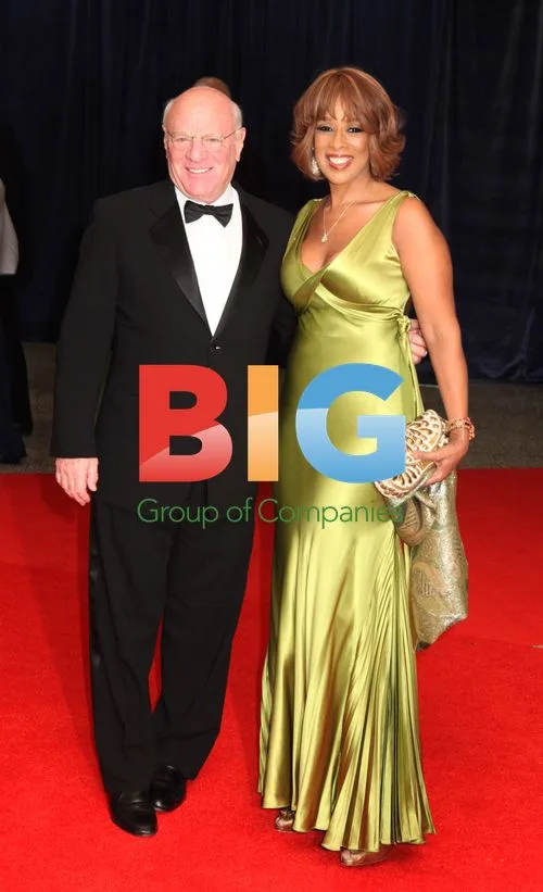 Barry Diller and Gayle King at WHCA Dinner
