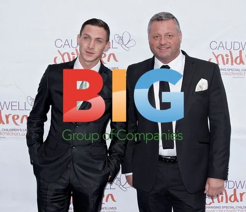 Kirk and Mark Norcross at Cauldwell Children Gala